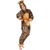Déguisement Girafe - Enfants - 7-10 Ans - Jusqu’à 1,40m - Marron - Age 7 jusqu'à 10 ans - Sexe Unisex - Taille  128/140