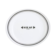Luminarc Friends Time Bistrot Assiette à Steak - Ø30x26cm - Verre Opale - Blanc - Couleur Blanc - Matériel Opale