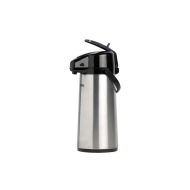 Thermos Thermoskan met  Pomp - RVS - 2,2L - Zilver - Inhoud 2,2 l - Kleur Zilver
