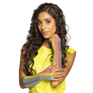 Paar Handschoenen New York - Volwassenen - One Size - Regenboog