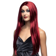 Perruque Sorcière - Adultes - Taille Unique - Rouge