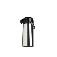 Thermos Thermoskan met Pomp- 1,9L - RVS - Zilver - Inhoud 1,9 l - Kleur Zilver