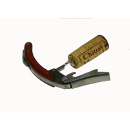 Cosy&Trendy Couteau de Sommelier - Acier - Argent/Bois