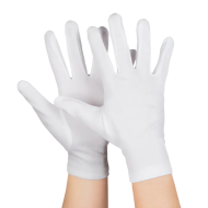 Paar Handschoenen Basic - Volwassenen - One Size - Wit