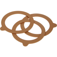 Le Parfait Super Weck Ringen - Ø100mm - Kunststof - Oranje - 10 Stuks - Materiaal Kunststof - Kleur Oranje