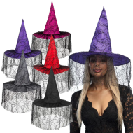 Chapeau Sorcière Seda - Femmes - 5 pièces - Taille  One Size - Age Adultes - Sexe Dames