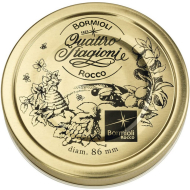Bormioli Rocco Quattro Stagioni Inmaakbokaal Deksel - Ø86mm - Metaal - Goud - Materiaal Metaal - Kleur Goud
