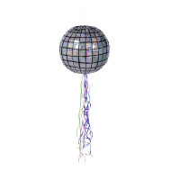Piñata à Tirer Boule Disco - Ø30cm - Multicolore