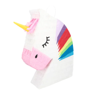Piñata Eenhoorn Aurora - 45x33x8cm - Papier - Multicolor
