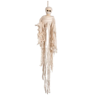 Décoration Squelette Momie - 100cm - Beige