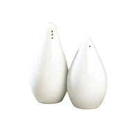 Cosy&Trendy Set Sel et Poivre - 11cm - Blanc
