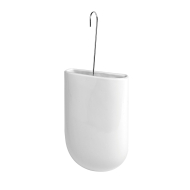 Cosy&Trendy Radiator Luchtbevochtigers - Met Haak - 13,5x4,5x21cm - Aardewerk - Wit