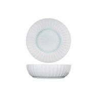Cosy&Trendy Astera Pure Saladier - Ø26x7,5cm - Grès - Blanc - Couleur Blanc - Matériel Poterie