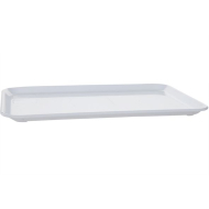 Araven Plateau - 280x190mm - Verre - Blanc - Matériel Verre - Couleur Blanc