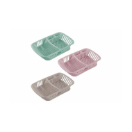 Bali Égouttoir avec Plateau - 52x32,5x11cm - 3ass