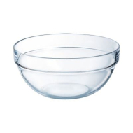 Luminarc Bol Empilable - Ø20cm - Verre - Couleur Transparant - Matériel Verre