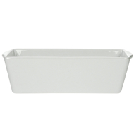 Cosy&Trendy Pot à Pâté - 27x11.5x8cm - Opale - Blanc - Couleur Blanc - Matériel Opale