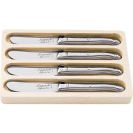 Laguiole Style de Vie Couteaux à Beurre Premium Line - Acier Inoxydable - Set de 4 Pièces