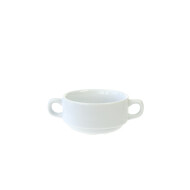 Bol/Soupe Cosy&Trendy - Ø10x5,5cm - Porcelaine - Blanc - Matériel Porcelaine - Couleur Blanc