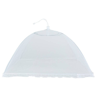 Cosy&Trendy Voedselkap - Inklapbaar - 30cm - Wit - Materiaal Textiel - Kleur Wit