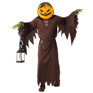 Costume Evil Pumpkin - Adultes - Medium/Large - 2 pièces - Sexe Unisex - Age Adultes - Taille  M/L
