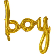 Folieballon Boy - Goud