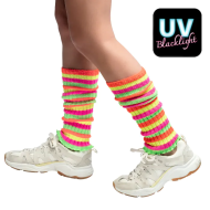 Neon Beenwarmers Fluo - Volwassenen - One Size - Multicolor