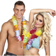 Collier Hawaï Tropical - Adultes - Multicolore