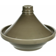 Cosy&Trendy Tajine pour le Four - Ø28cm - Faïence - Gris - Convient pour Four