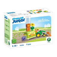 Playmobil Junior Tractor met Laad- en Lossysteem - 71773 - Collectie Junior - Leeftijd 1 t/m 4 jaar