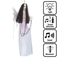 Screaming Elvira Deocratie - Avec Mouvement - Avec Lumière et Son - 120cm - Blanc