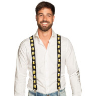 Bretels Bier - Volwassenen - 100cm - Zwart