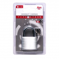 CADENAS ALU 40MM GRIS + 2 CLÉS - Nouveau depuis 15/02/2022