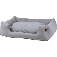 Mand Snooze Nut Grey 110x80cm - Kleur Grijs - Materiaal Textiel - Vorm Rechthoekig