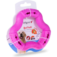 Speelgoed hond TPR ring Red Frutti 12cm - Materiaal TPR