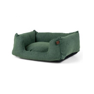 Mand Snooze Botanical Green 60x50cm - Kleur Groen - Vorm Rechthoekig - Materiaal Textiel