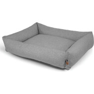 Mand Snug Silver Spoon 120x95cm - Kleur Grijs - Vorm Rechthoekig - Materiaal Textiel
