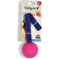 Speelgoed hond TPR bal met touw Red Frutti 63cm - Materiaal Rubber