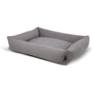 Mand Snug Nut Grey 120x95cm - Materiaal Textiel - Vorm Rechthoekig - Kleur Grijs