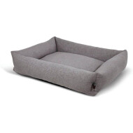 Mand Snug Nut Grey 100x80cm - Materiaal Textiel - Vorm Rechthoekig - Kleur Grijs