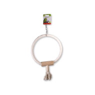 Speelgoed vogel ring katoen 49cm