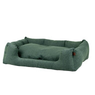 Mand Snooze Botanical Green 110x80cm - Vorm Rechthoekig - Kleur Groen - Materiaal Textiel