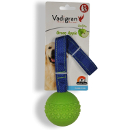 Speelgoed hond TPR bal met touw Green Apple 63cm - Materiaal TPR