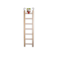 Speelgoed vogel hout ladder 7 sporten 75x19 cm