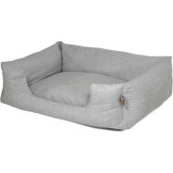 Mand Snooze Silver Spoon 110x80cm - Kleur Grijs - Materiaal Textiel - Vorm Rechthoekig