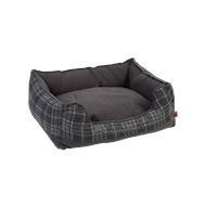 Coussin Initial gris 100 x 70 cm - Marque Designed by Lotte - Forme Rectangulaire - Matériel Peluche - Caractéristiques Prêt à l'emploi