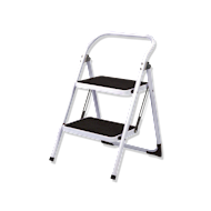 Ladder 2  brede treden - Topper - Merk Euro Tools - Aantal tredes 2