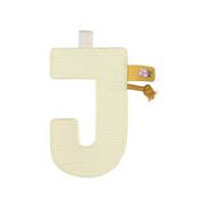 Slinger element - Letter J - Topper - Merk Little Dutch