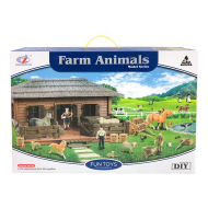 Set de Jeu Ferme - Maison et Animaux - 4ass - Marque DDD Toys - Age à partir de 3 ans