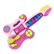 Baby Speelgoed Gitaar - Licht en Muziek - Roze - Merk DDD Toys